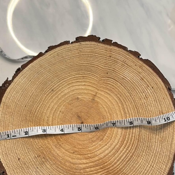 2 Natural wood slices - Picture 2 of 3